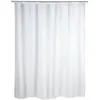 Image de Rideau de douche - WENKO - 180x200 cm - Anti-moisissure - Hydrofuge - Polyester blanc