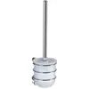 Image de WENKO Brosse WC suspendue Brosse WC murale Classic Acier - Plastique 10x37x12 cm Brillant - Blanc
