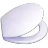 Image de WENKO Abattant WC Prima Abattant WC avec fixation acier inox facile dentretien MDF 37x41 cm blanc