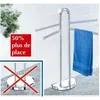 Image de Poignée de sécurité murale - WENKO - Secura - Aluminium - Fixation sans perçage - 645 cm