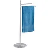 Image de Porte-serviettes - WENKO - Pieno - 2 barres - Acier inox mat - 25x89x45 cm