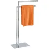 Image de Porte-serviette - WENKO - Recco - 2 barres - Acier - Chromé - 48x805x20 cm