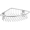 Image de WENKO Etagère dangle de douche Classic panier de douche dangle fixation murale avec adaptateur non fourni acier brillant