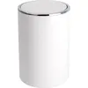 Image de WENKO Petite Poubelle Salle de Bain Poubelle à Couvercle 5L Inca Plastique haut de gamme Ø 185x255 cm Blanc