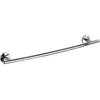 Image de Barre porte serviette murale - WENKO - Cuba - Zinc - 58x5x9 cm - Finition brillante
