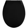 Image de Abattant WC - WENKO - Kos - Thermoplastique - 37x44 cm - Noir