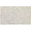 Image de Tapis De Salle De Bain Design Bamboo - L. 50 X L. 80 Cm - Blanc