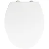 Image de WENKO Abattant WC avec frein de chute easy close Bironi Premium fixation inox fix clip Duroplastique surface antibactérienne