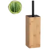 Image de Wenko - Brosse WC design bambou Padua - Marron