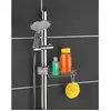 Image de Etagère Panier De Douche En Acier Meis - L. 23 X H. 7 Cm - Argent Brillant