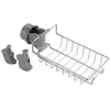 Image de Wenko - Etagère panier de douche en acier Meis - L. 23 x H. 7 cm - Argent brillant