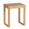Image de WENKO Tabouret Bambou Salle de bain tabouret de salle de bain Bamboo Bois bambou 40x30x46 cm Marron