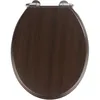 Image de Abattant WC - WENKO - Wengé - MDF - 35.5 x 42 cm - Gris