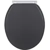 Image de Abattant WC - WENKO - Morra - Anthracite mat - MDF FSC - Fermeture Easy-Close