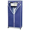 Image de Armoire en Toile - Air - Penderie tissu - Couleur Jaune - Métal - Rangement pratique