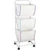 Image de Chariot à linge - WENKO - Escala - 3 compartiments - Capacité 99L - Métal - Polyester