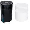 Image de WENKO Déshumidificateur DROP + 2 Blocs à granulés x 1000g Absorbeur dHumidité & Odeurs Salle de Bain Chambre - 80m³ Noir