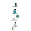 Image de Etagère de douche télescopique 4 tablettes - wenko - blanc
