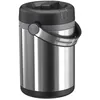 Image de Emsa 509244 Boîte Hermétique Alimentaire 1,2 L Anthracite, Noir, Acier Inoxydable
