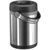 Image de Emsa 509245 Boîte Hermétique Alimentaire 1,7 L Anthracite, Noir, Acier Inoxydable