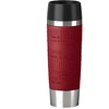 Image de Emsa 515618 Thermos Noir, Rouge, Acier Inoxydable