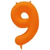 Image de Ballon Neon Orange : Chiffre 9
