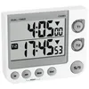 Image de TFA DOSTMANN - 38.2025 - Ecran LED double - Réveil - Radio - Blanc