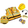 Image de Déguisement Ouvrier De Chantier Klein Caterpillar 3224 Jaune 3-6 Ans