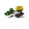 Image de Klein - Tracteur A Monter John Deere 6215r Avec Remorque