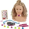 Image de Princess Coralie Tete A Coiffer Et A Maquiller Avec Accessoires - 33cm