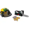 Image de Set Bûcheron Bosch - 8197 - Tronçonneuse Électronique, Casque Avec Visiere Et Gants - Jouet D'imitation - Des 3 Ans