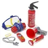 Image de Set de pompier klein kle8950 7 pieces rouge plastique KLE8950