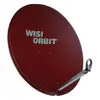 Image de Antenne Parabolique 75cm Marron Rouge Wisi Oa38i