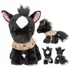 Image de Depesche Peluche Cheval Miss Melody Black Angel 20 Cm Jouet