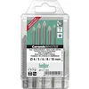 Image de Jeu de forets pour verre et carrelage Heller QuickBit® CeramicMaster 24942 1/4 (63 mm) 4 mm 5 mm 6 mm 8 mm 10 mm