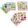 Image de Haba Boîte De Jeu Magnétique Poupée Lilli À Habiller