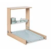 Image de Table A Langer Murale Wicki + Matelas Couleur Naturel Motifs Party Animal Vert