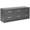 Image de Commode 6 tiroirs ELENZIO Décor Gris Graphite