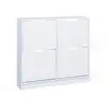 Image de Meuble à chaussures WESTPHALEN 4 Compartiments Décor Blanc 19040020