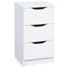 Image de Commode 3 tiroirs WESTPHALEN Décor Blanc