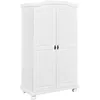 Image de Inter Link Armoire HEDDA Blanc Bois massif