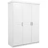 Image de Inter Link Armoire MAGNUS Blanc Bois massif