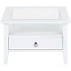 Image de Table Basse Provence 1 Blanc Bois Massif