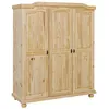 Image de Armoire 3 portes 150 cm en pin massif - CHAMBERY