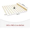 Image de Inter Link Sommier à lattes pour lit double 140cm