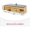 Image de Inter Link Lit fonctionnel CLAAS 90x200 Nature bois massif