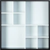 Image de Vitrine De Collection Decem Noir/blanc Mdf