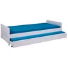Image de Lit Gigogne 1 Tiroir & Sommier Manily 90x200cm Blanc