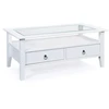 Image de Table Basse Provence 7 Blanc Bois Massif