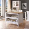 Image de Ilot de Cuisine Melina 124cm Blanc